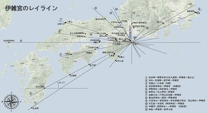 伊雑宮のレイライン