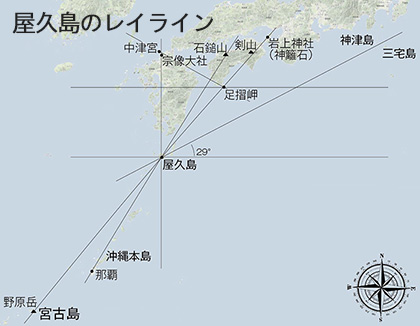 屋久島のレイライン